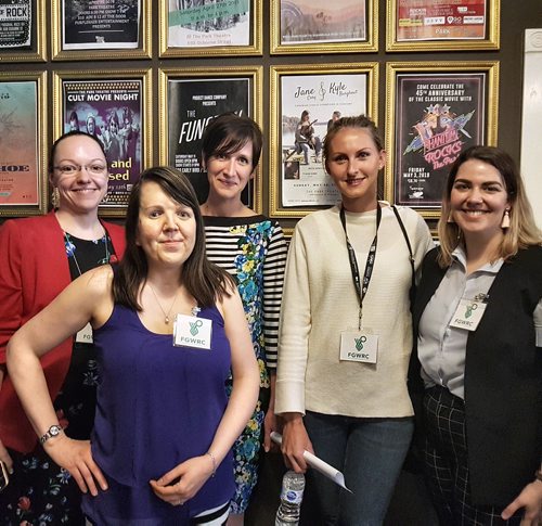 SUPPLIED PHOTO

L-R: The Fort Garry Womens Resource Centre board of directors Brigitte Lazarko, Lea Currie, Michelle Yelland, Zoe Lawson and Brittany McIntosh at the 10th annual Fort Garry Womens Resource Centre fundraiser at the Park Theatre on April 25, 2019. (See Social Page)