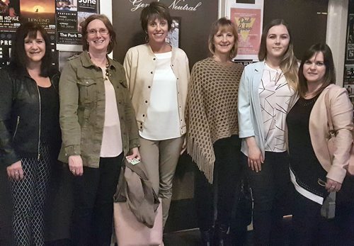SUPPLIED PHOTO

L-R: Cathy Jowett, Susan Lamb, Donna Meyer, Denise Borowski, Katelyn Kaltenthaler and Cindy Frost of Cargill (a gold event sponsor) at the 10th annual Fort Garry Womens Resource Centre fundraiser at the Park Theatre on April 25, 2019. (See Social Page)