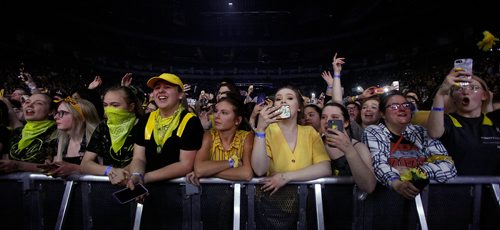 PHIL HOSSACK / WINNIPEG FREE PRESS - 21 Pilots fans at the Bell/MTS Centre Friday. See review? - May17, 2019.