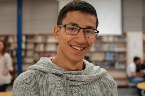 Canstar Community News Daud Frotan is a Grade 12 participant in the Peaceful Village program at St. James Collegiate and George Waters Middle School. (EVA WASNEY/CANSTAR COMMUNITY NEWS/METRO)