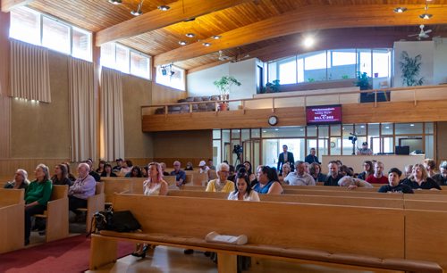 SASHA SEFTER / WINNIPEG FREE PRESS
Pastor Marty McLean speaks about the importance of Bill C-262 during a public rally titled Wiiji Bimosendiwin "walking together" hosted by the Encounter Life Fellowship in the Central River Heights Neighbourhood.
190521 - Tuesday, May 21, 2019.