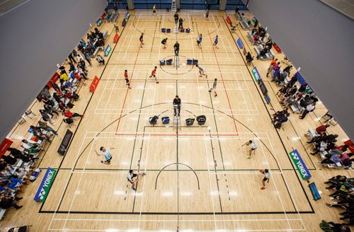 MIKE DEAL / WINNIPEG FREE PRESS
The 2019 Junior/U23 National Badminton Championships at the Sport for Life Centre Wednesday morning.
190522 - Wednesday, May 22, 2019.