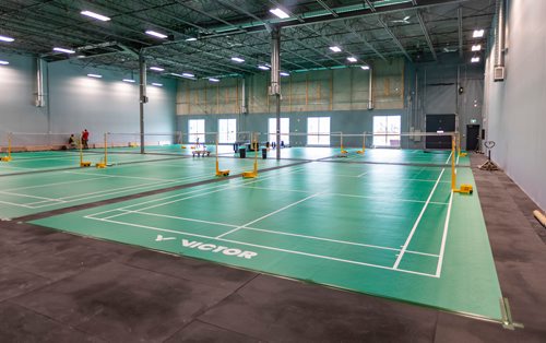 SASHA SEFTER / WINNIPEG FREE PRESS
Prairie Badminton a new dedicated badminton facility located in St. Boniface Industrial Park and owned by Badminton Manitoba Provincial Coach Justin Friesen and Executive Director Ryan Giesbrecht will open on June 1, 2019.
190523 - Thursday, May 23, 2019.