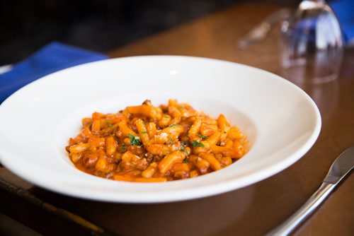 MIKAELA MACKENZIE / WINNIPEG FREE PRESS
Cavatelli with sausage at Nicolino's Restaurant in Winnipeg on Thursday, May 23, 2019.  For Dave Sanderson story.
Winnipeg Free Press 2019.