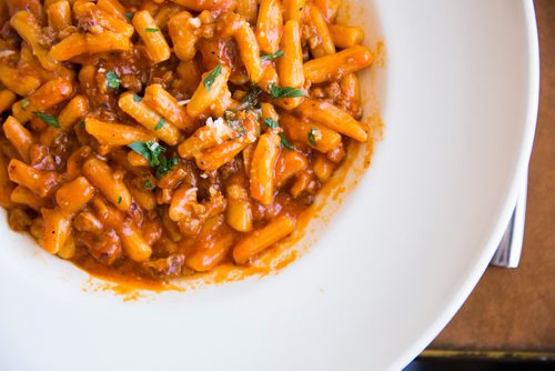 MIKAELA MACKENZIE / WINNIPEG FREE PRESS
Cavatelli with sausage at Nicolino's Restaurant in Winnipeg on Thursday, May 23, 2019.  For Dave Sanderson story.
Winnipeg Free Press 2019.