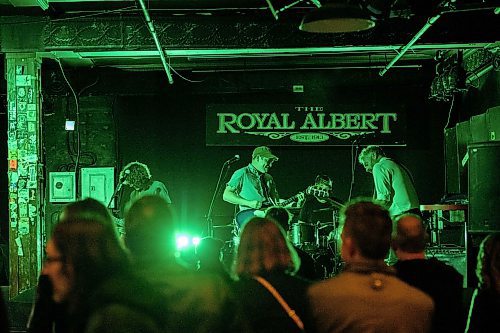 Mike Sudoma / Winnipeg Free Press
Pop punk band, The Bonaduces performing at the soft opening for The Royal Albert Friday evening. May 24, 2019