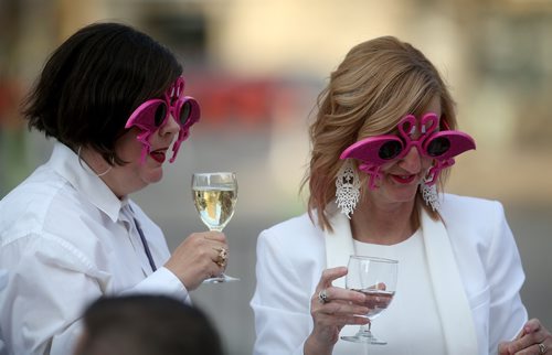 TREVOR HAGAN / WINNIPEG FREE PRESS
Table for 1200 More along Albert Street, Saturday, May 25, 2019.