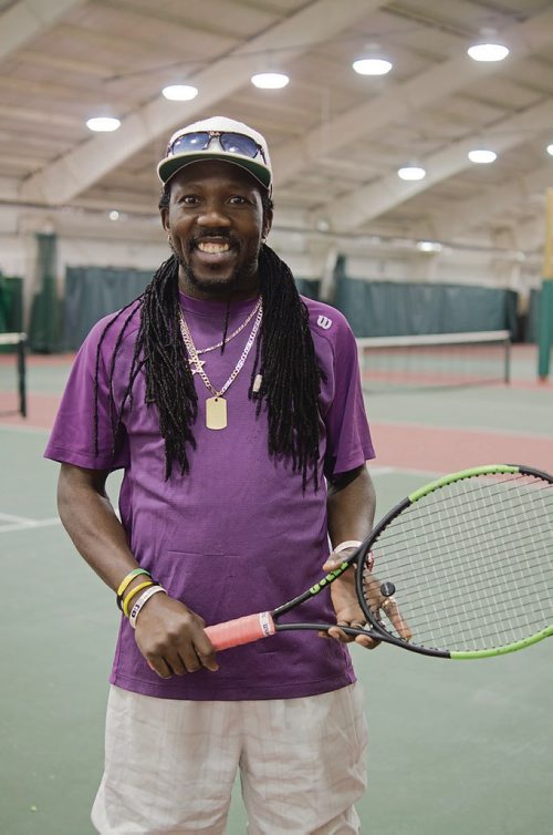 Canstar Community News May 29, 2019 - Roland Burrell is the head pro of Tennis Burrell Academy. The new summer sports camp will run at Linden Woods Community Centre in its second year. (DANIELLE DA SILVA/SOUWESTER/CANSTAR)