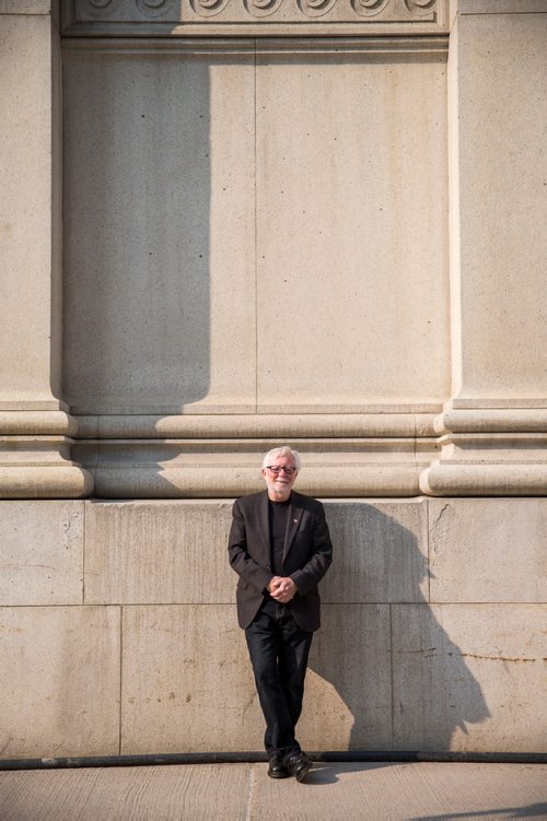 MIKAELA MACKENZIE / WINNIPEG FREE 
Fred Wilson, one of Unifor's founders, poses for a portrait in the east Exchange in Winnipeg on Tuesday, May 28, 2019.  For Jessica Botelho-Urbanski story.
Winnipeg Free Press 2019.