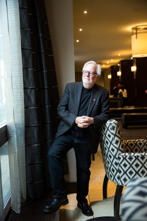 MIKAELA MACKENZIE / WINNIPEG FREE 
Fred Wilson, one of Unifor's founders, poses for a portrait in the Fairmont lobby in Winnipeg on Tuesday, May 28, 2019.  For Jessica Botelho-Urbanski story.
Winnipeg Free Press 2019.