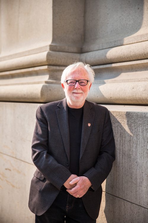 MIKAELA MACKENZIE / WINNIPEG FREE 
Fred Wilson, one of Unifor's founders, poses for a portrait in the east Exchange in Winnipeg on Tuesday, May 28, 2019.  For Jessica Botelho-Urbanski story.
Winnipeg Free Press 2019.