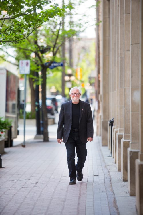 MIKAELA MACKENZIE / WINNIPEG FREE 
Fred Wilson, one of Unifor's founders, poses for a portrait in the east Exchange in Winnipeg on Tuesday, May 28, 2019.  For Jessica Botelho-Urbanski story.
Winnipeg Free Press 2019.