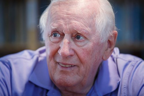 MIKE DEAL / WINNIPEG FREE PRESS
Actor Len Cariou is back in town for his show 'Broadway and the Bard' that will be on from June 14 - 16 at MTYP as well as the special show, A Tribute to Steven Schipper, at the RMTC.
190529 - Wednesday, May 29, 2019.