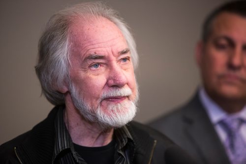 MIKAELA MACKENZIE / WINNIPEG FREE PRESS
Cliff Derksen, father of Candace Derksen, speaks at a victim support services funding announcement at Candace House in Winnipeg on Thursday, May 30, 2019.  For Katie May story.
Winnipeg Free Press 2019.