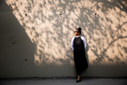 MIKAELA MACKENZIE / WINNIPEG FREE PRESS
Karen Sharma, an organizer with Queer People of Colour, poses for a portrait in downtown Winnipeg on Thursday, May 30, 2019.  For Jen Zoratti story.
Winnipeg Free Press 2019.