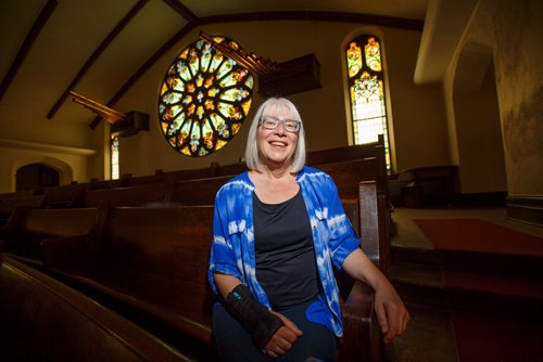 MIKE DEAL / WINNIPEG FREE PRESS
Sherri McConnell, chair of newly formed Prairie to Pine regional council of the United Church of Canada. The new regional council meets soon for its first regional meeting after the huge restructuring in the United Church.
190530 - Thursday, May 30, 2019.