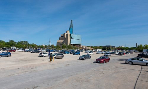 SASHA SEFTER / WINNIPEG FREE PRESS
The possible location for the new Skip The Dishes headquarters at The Forks' Railside development.
190531 - Friday, May 31, 2019.