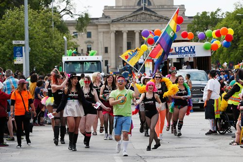 JOHN WOODS / WINNIPEG FREE PRESS
Pride parade in Winnipeg Sunday, June 2, 2019.

Reporter: