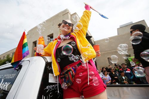 JOHN WOODS / WINNIPEG FREE PRESS
Pride parade in Winnipeg Sunday, June 2, 2019.

Reporter: