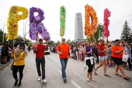 JOHN WOODS / WINNIPEG FREE PRESS
Pride parade in Winnipeg Sunday, June 2, 2019.

Reporter: