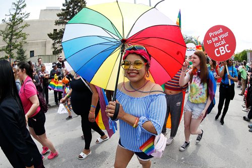 JOHN WOODS / WINNIPEG FREE PRESS
Pride parade in Winnipeg Sunday, June 2, 2019.

Reporter: