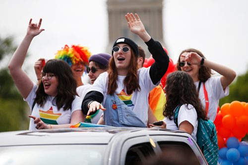 JOHN WOODS / WINNIPEG FREE PRESS
Pride parade in Winnipeg Sunday, June 2, 2019.

Reporter: