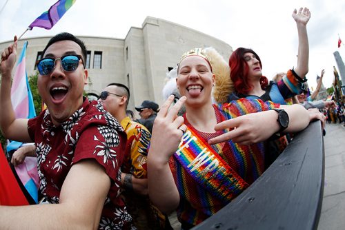 JOHN WOODS / WINNIPEG FREE PRESS
Pride parade in Winnipeg Sunday, June 2, 2019.

Reporter: