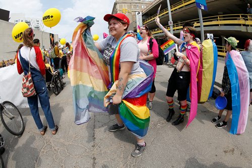 JOHN WOODS / WINNIPEG FREE PRESS
Pride parade in Winnipeg Sunday, June 2, 2019.

Reporter: