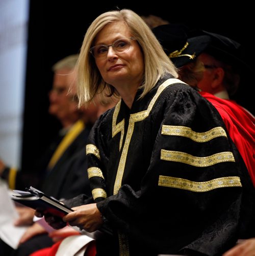 PHIL HOSSACK / WINNIPEG FREE PRESS - New U of M Chancellor Anne Mahon installed Monday.  - June 3, 2019.
