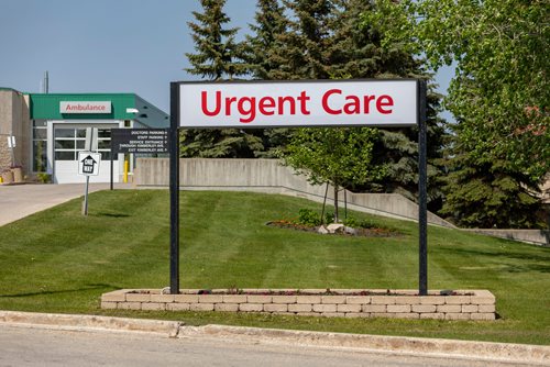 SASHA SEFTER / WINNIPEG FREE PRESS
The new "Urgent Care" signage at Concordia Hospital.
190603 - Monday, June 03, 2019.