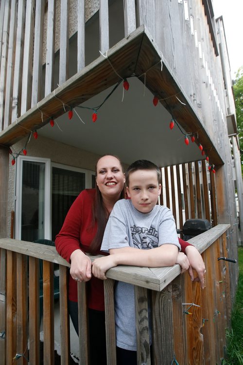 JOHN WOODS / WINNIPEG FREE PRESS
Meghan and Brody Smart photographed at their home in Winnipeg Monday, June 3, 2019 are off to Camp Arnes thanks to the Sunshine Fund.

Reporter: standup