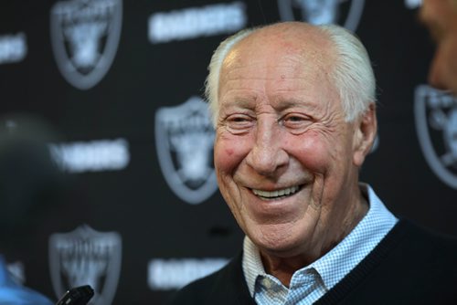 RUTH BONNEVILLE / WINNIPEG FREE PRESS 

Football legend, Fred Bilentnikoff (former Raiders player, coach etc.) is all smiles as he talks to the media during a scrum after the announcement that the Oakland Raiders will host the Green Bay Packers at Investors Group Field in Winnipeg, for a preseason Week 3 game on Thursday, Aug. 22, 2019. 


This will mark the first-ever game north of the border for the Silver and Black.  

Press conference was held in the Pinnacle Club at IG Field Wednesday. 



June 5th, 2019