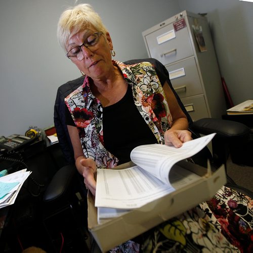 PHIL HOSSACK / WINNIPEG FREE PRESS - Nadine Speirs got a phone bill totalling over $60,000 she says is wrong/caused by security breaches. The bill is for her business land line. So far, Bell MTS hasn't backed down.
 - June 6, 2019.