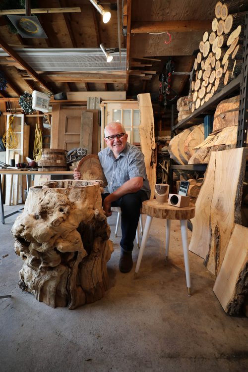 RUTH BONNEVILLE /  WINNIPEG FREE PRESS 

INTERSECTION - Treevival

 Intersection piece on Weldon Neufeld, owner of Treevival, a woodworking biz that turns diseased and cut-down trees into home decor & furniture, everything from speaker amps for phones to patio furniture. 

Weldon Neufeld, in his 60s, has been a carpenter for years; six years ago he started his biz, marketing his wares at farmers' markets and independent businesses thru-out the city. He's super resourceful when it comes to his raw materials - he's been known to pull stumps-as-driftwood out of riverbanks, and refers to himself as an arborist-chaser (if a tree service cuts down a tree and the homeowner doesn't want the wood, he'll gladly take it off their hands)

Portraits of him in his garage-workshop - both showing off his products and wood that's waiting to be transformed into his next piece.


Dave Sanderson story 


June 6th, 2019
