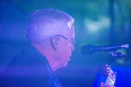 MIKAELA MACKENZIE / WINNIPEG FREE PRESS
Bruce Cockburn plays at the Rise Up 100: Songs for the Next Century Concert at Old Market Square in Winnipeg on Saturday, June 8, 2019. For Nadya story.  
Winnipeg Free Press 2019.