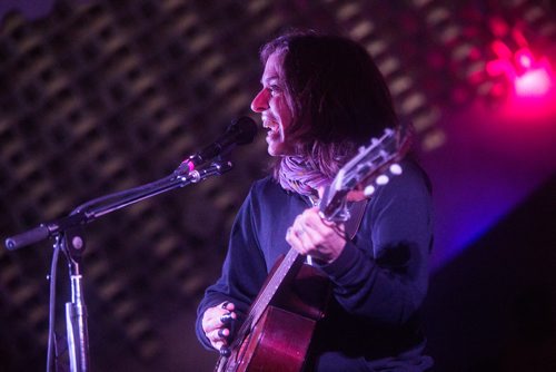 MIKAELA MACKENZIE / WINNIPEG FREE PRESS
Ani DiFranco plays at the Rise Up 100: Songs for the Next Century Concert at Old Market Square in Winnipeg on Saturday, June 8, 2019. For Nadya story.  
Winnipeg Free Press 2019.