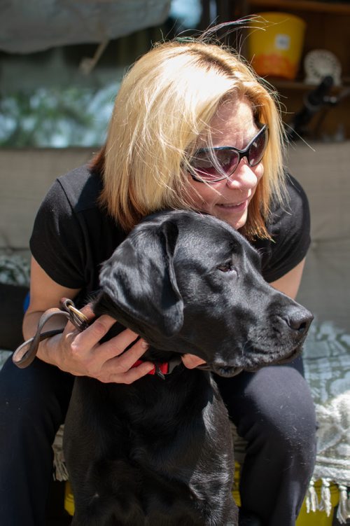 Canstar Community News St. James resident Veronika and her guide dog Musashi. (EVA WASNEY/CANSTAR COMMUNITY NEWS/METRO)
