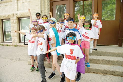 Canstar Community News June 5, 2019 - Kids in the YMCA-YWCA Laura Secord School after school program marched through Wolseley on June 5 for the the third-annual Kids Helping Kids fundraising Walk. (EVA WASNEY/CANSTAR COMMUNITY NEWS/METRO)
