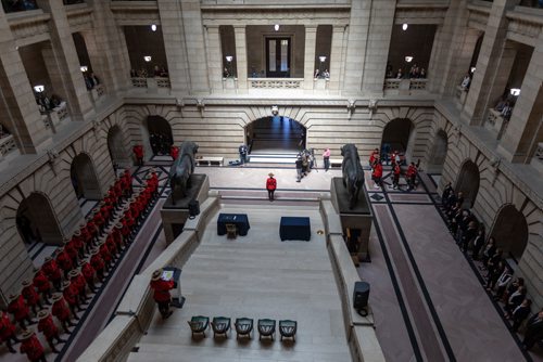 SASHA SEFTER / WINNIPEG FREE PRESS
The Manitoba RCMPs official change of command ceremony held at the Manitoba Legislative Building in Winnipeg.
190612 - Wednesday, June 12, 2019.