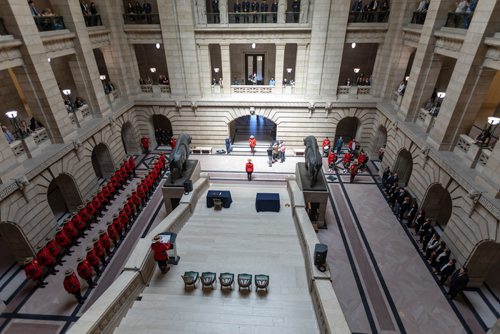 SASHA SEFTER / WINNIPEG FREE PRESS
The Manitoba RCMPs official change of command ceremony held at the Manitoba Legislative Building in Winnipeg.
190612 - Wednesday, June 12, 2019.