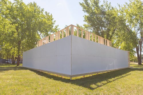 SASHA SEFTER / WINNIPEG FREE PRESS
RAW Founder Joe Kalturnyk and his crew Patrick Anderson and Nick Kalturnyk (cousin) have teamed up with Jazz Fest to create a temporary venue in Parc Elzear Goulet in St. Boniface.
190613 - Thursday, June 13, 2019.