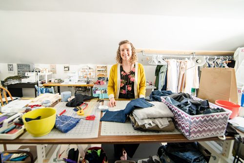 MIKE SUDOMA / Winnipeg Free Press
Anna Marie Janzen, owner of Reclaim Mending gives your old clothes new life
June 12, 2019