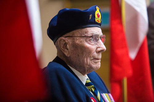 MIKAELA MACKENZIE / WINNIPEG FREE PRESS
Former corporal Ian Wilson waits to receive the Legion of Honour at Deer Lodge Centre in Winnipeg on Saturday, June 15, 2019. For Caitlin Gowriluk story.
Winnipeg Free Press 2019.