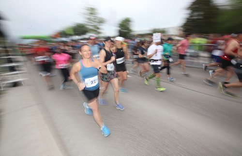 TREVOR HAGAN/ WINNIPEG PRESS
Full marathon start at the Manitoba Marathon, Sunday, June 16, 2019.