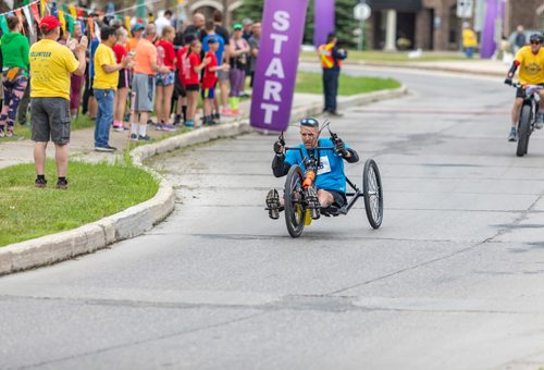 SASHA SEFTER / WINNIPEG FREE PRESS
during the Manitoba Marathon.
190616 - Sunday, June 16, 2019.