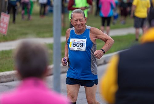 SASHA SEFTER / WINNIPEG FREE PRESS
during the Manitoba Marathon.
190616 - Sunday, June 16, 2019.