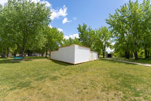 SASHA SEFTER / WINNIPEG FREE PRESS
RAW and Jazz Fest have teamed up to create a temporary venue in Parc Elzear Goulet in St. Boniface.
190617 - Monday, June 17, 2019.