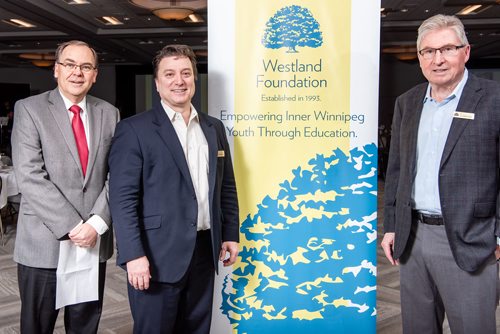 SUBMITTED PHOTO

L-R: Ken Hayes, John Prystanski (Westland Foundation founder and president) and Allen Harasymuk (Westland director) at the Westland Foundations 2019 Education Fund Breakfast on May 15, 2019 at the RBC Convention Centre Winnipeg. (See Social Page)