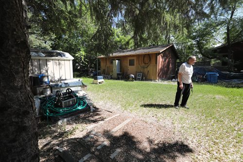 RUTH BONNEVILLE /  WINNIPEG FREE PRESS 


Photos of  Pepperloaf Cres. resident Leon Stopchycki (84yrs), in his backyard with his (work related) stuff that is piled in his large Charleswood yard.    

More info: He says his neighbours called the city to clean up stuff in his yard three years ago and the city charged him for it. He's refused to pay and it gets added to his property tax every year. He says it's now up to over $10,000.

For Caitlyn Gowriluk's  story

June 20th, 2019
