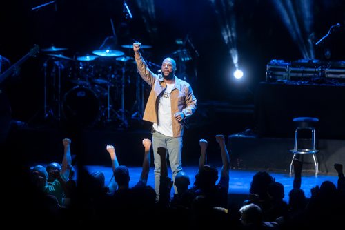 SASHA SEFTER / WINNIPEG FREE PRESS
Academy Award, Golden Globe, Emmy and Grammy-winning artist, actor and activist, Common performs at the Centennial Concert Hall during the Winnipeg Jazz Festival.
190620 - Thursday, June 20, 2019.